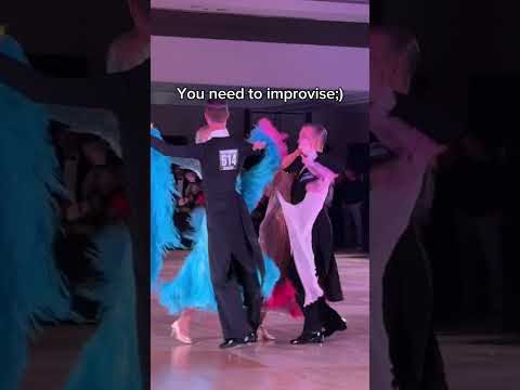 How do you think we handled this??😅😳😎#ballroomdance #dancer #dancers  #quickstep #dance #couple