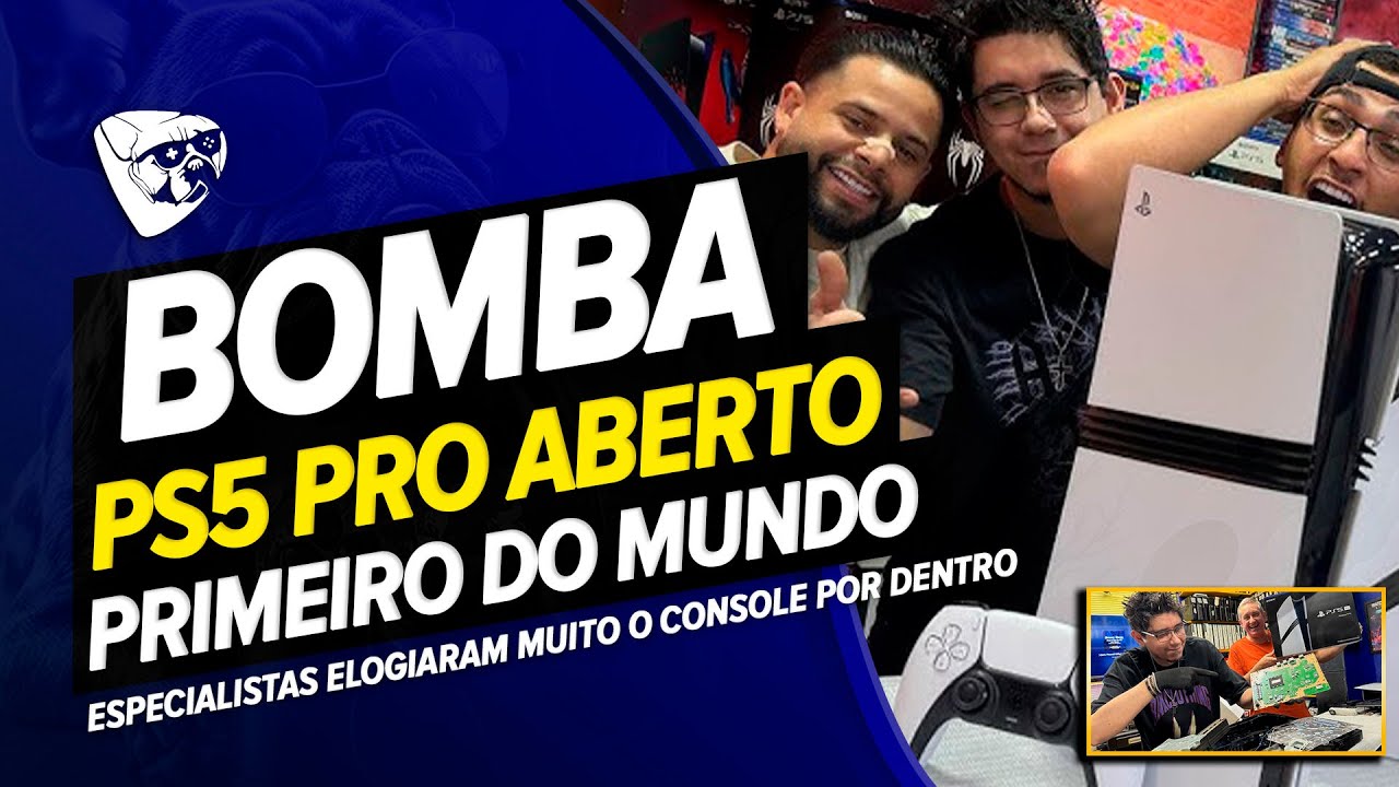 PS5 PRO ABERTO No BRASIL! ESPECIALISTAS ELOGIARAM MUITO O Console Por DENTRO
