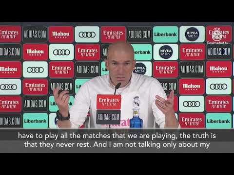 'I Am Worried' Zinedine Zidane Says 'Schedule Is Too Much For Players'