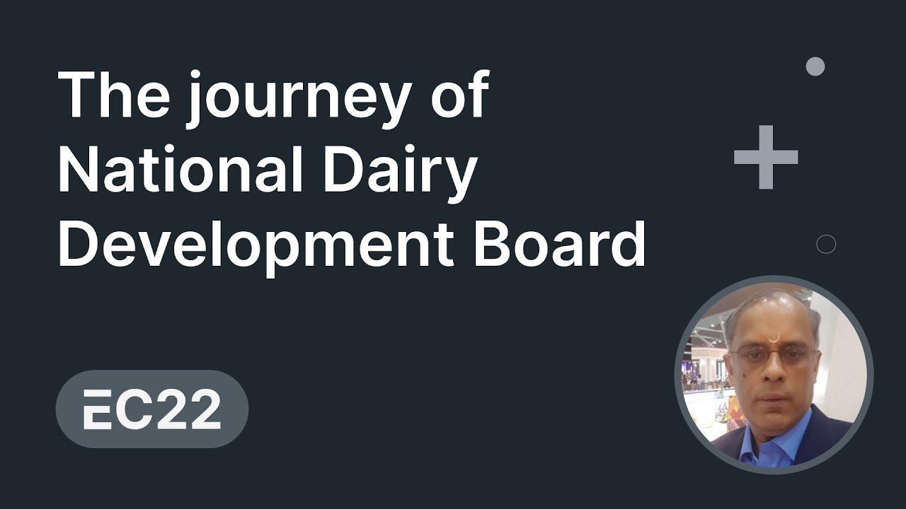 The journey of National Dairy Development Board - AVR Kumar | ERPNext Conference 2022