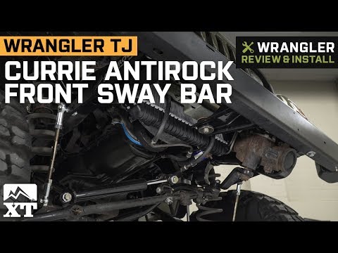 Jeep Wrangler TJ Currie Antirock Front Sway Bar Kit (1997-2006) Review & Install