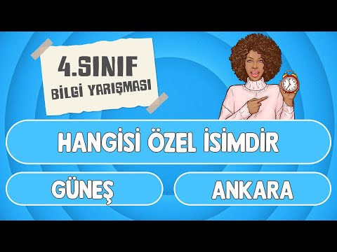 PUANLI BİLGİ YARIŞMASI : 4.Sınıflar TÜRKÇE ve MATEMATİK | Eğlenerek Öğreten Bilgi Yarışması 🧑‍🎓 - 🧠