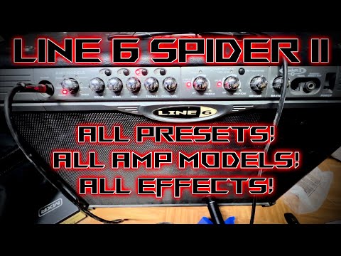 Line 6 Spider II 212 150-Watt 2x12" Digital Modeling Guitar Combo 2003 - 2006 - Black image 8