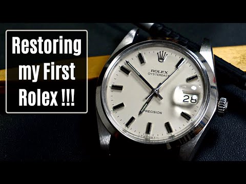 Restoring My First Rolex Vintage Watch !!! The Rolex 6694 Caliber 1225