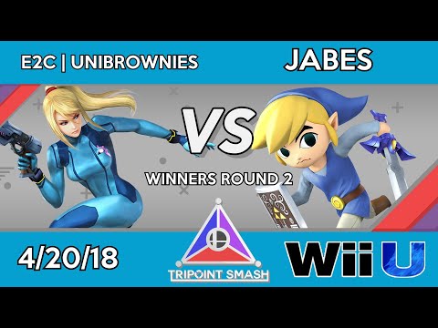 Tripoint Smash 8 - Winners Round 2 - E2C | Unibrownies (Zero Suit Samus) Vs. Jabes (Toon Link)