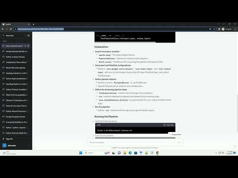 Error while running beam streaming pipeline Python with pub sub io in embedded Flinkrunner apache be