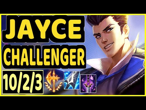 JAYCE - 10/2/3 KDA CHALLENGER GAMEPLAY - EUW