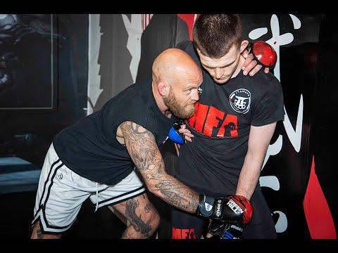 MMA Training - Using the Body Lock to Throw & Suplex off the Cage Wall with Peter Irving