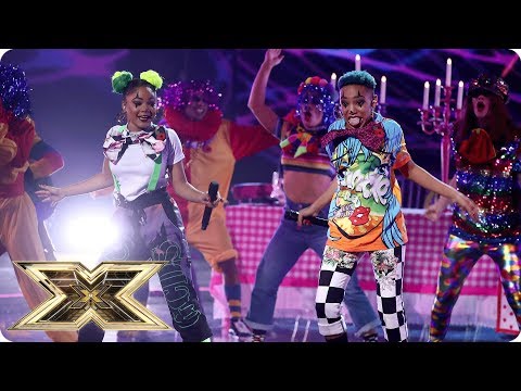 Acacia & Aaliyah sing Kriss Kross' Jump | Live Shows Week 3 | The X Factor UK 2018