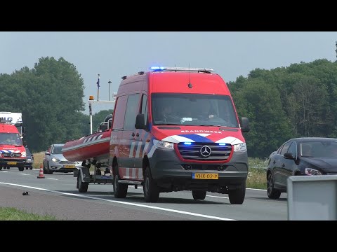 Hulpdiensten met spoed opgeroepen voor een persoon te water langs de A50 bij Herpen