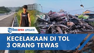 Kecelakaan Maut di Tol Semarang-Solo Tewaskan 3 Orang, Honda CR-V Hantam Truk Boks hingga Ringsek