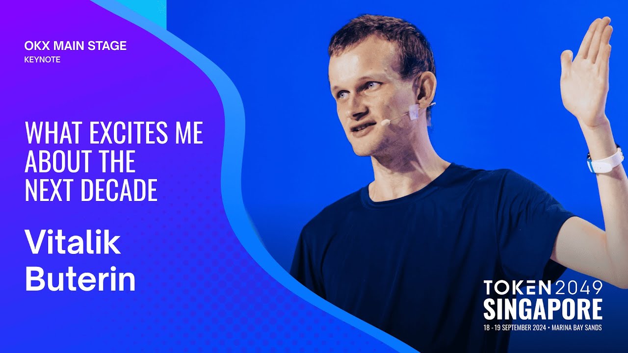 Vitalik Buterin - What Excites Me About the Next Decade - TOKEN2049  Singapore 2024