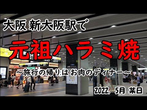 [Harami-yaki] Estación Osaka Shin-Osaka Deliciosa cena después de un viaje