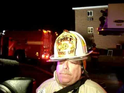 Fire in Randolph apartment building