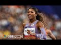Gabby Thomas books her spot in women's 200m Olympic final | Paris Olympics | NBC Sports