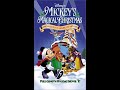 Opening To Mickey S Magical Christmas Snowed In At The House Of Mouse 2001 VHS