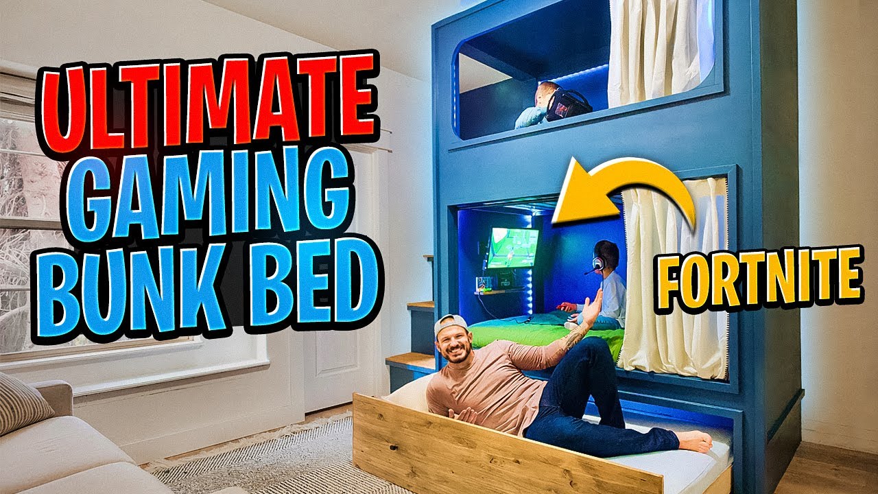 Watch video Ultimate Gaming Bunk Beds Now Ultimate Gaming Bunk Beds