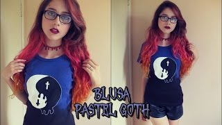 D.I.Y. Blusa Pastel Goth - Yin Yang