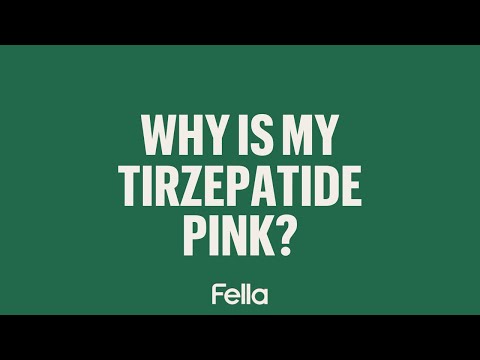 tirzepatide color pink Why is my tirzepatide pink and is it safe to use