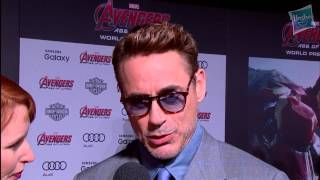 Avant-premire  - Interview : Robert Downey Jr  propos d'Iron Man et Hulk