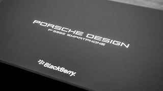 BlackBerry Porsche P'9982 Unboxing First Look