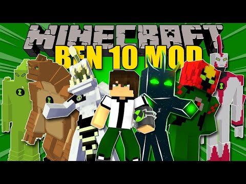 BEN 10 MOD - How to be Very Big and Alien X (videos) - Minecraft mod 1.12.2 Review ENGLISH