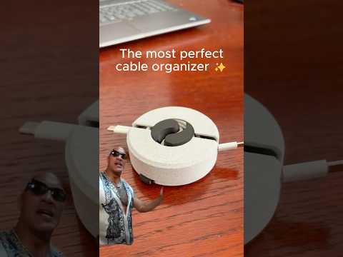 3D printed Retractable Cable Organizer #3dprinting #3d #gadgets