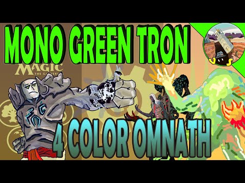 Mono Green Tron VS 4 Color Omnath｜So Much Land Destruction ｜MTGO Modern League Match