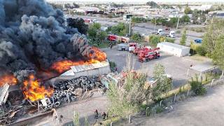 Controlaron el incendio en el Parque Industrial y comienzan las pericias