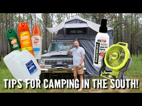 TIPS for Camping in the SOUTH! (It’s HUMID!) #camping #tips #humidity
