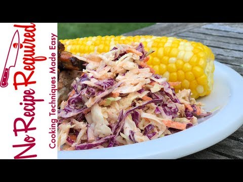 How To Make Sriracha Coleslaw - NoRecipeRequried.com