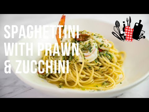 Spaghettini with Prawn & Zucchini | Everyday Gourmet S11 Ep71