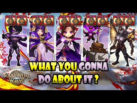 DREAM TEAM ! cooperative LD nat 5 !!! | Summoners War Han Lucifer Nepthys Wolyung Bering RTA Combo