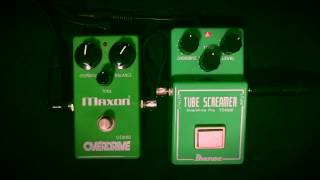 Video thumbnail for Analog.man True Vintage TS808 vs Maxon OD808 Overdrive | Sound Check【魔法の箱研究所】 by 魔法の箱研究所 - Stompbox Review Channel -