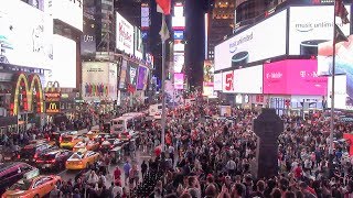 Manhattan, New York. Night Spotting in Times Square and Midtown