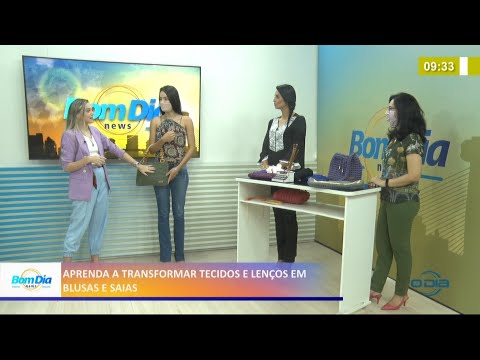 Aprenda a transformar tecidos e lenços em blusas e saias 06 05 2021