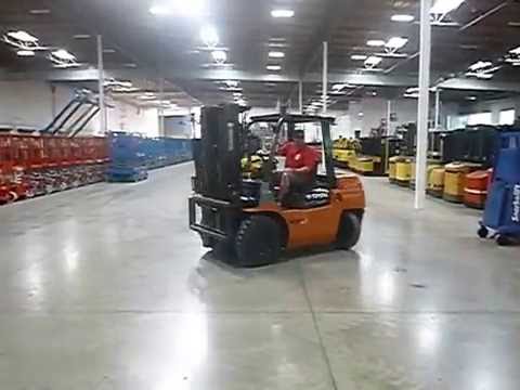 TOYOTA 8,000LB 7FDU35 DIESEL PNEUMATIC TIRE FORKLIFT STOCK #21216, WWW.OTAYSALES.COM