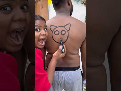 Sister vs Brother Guess the Drawing Challenge 2 #shorts #shorts