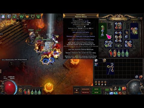 Path of Exile 3.6 - Crafting an Endgame Wand | Big DPS Summoner