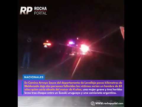 Las victimas del accidente en el arroyo Sauce serian un abuelo y su nieto de cuatro años-
