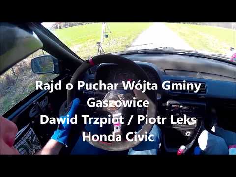 Rajd o Puchar Wójta Gminy Gaszowice Dawid Trzpiot / Piotr Leks Honda Civic OS7