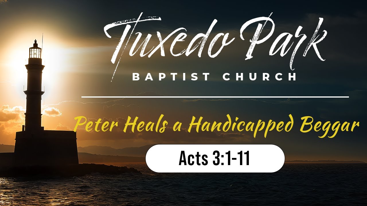 Peter Heals a Handicapped Beggar | Rev. Eddie Smith