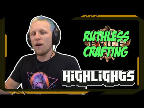 Ruthless Crafting - Path of Exile Highlights #153 - Quin69, Alkaizer, Ventrua, Kripp and others