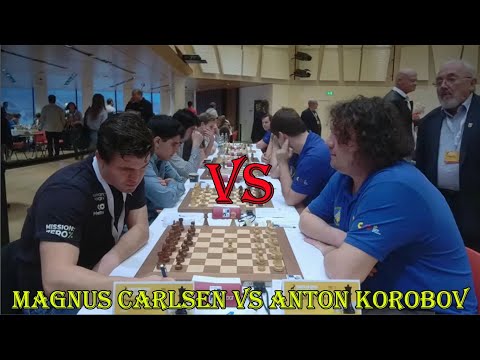 CHECKMATE!! Anton Korobov vs Magnus Carlsen || European Chess Club Cup 2022 - R5