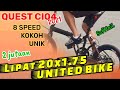 Harga Sepeda Lipat United Quest 20 Inci