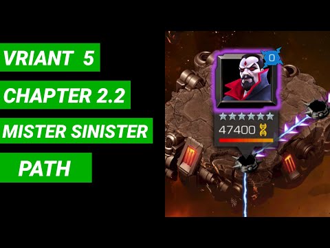 VARIANT 5  |  CHAPTER 2.2  | MISTER SINISTER PATH  |  MARVEL CONTEST OF CHAMPIONS