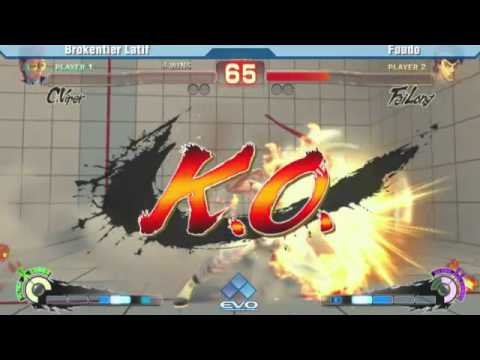 SSF4 AE - EVO 2011 :  Brokentier Latif (C. Viper)  vs Fuudo ( Fei Long ) Grand Final