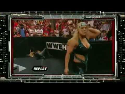 WWE RAW 08/01/11 Divas Battle Royal