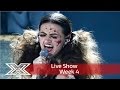 Emily Middlemas Gets Creepy For Radiohead Cover Live Shows Week 4 The X Factor UK 2016