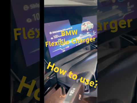 BMW Hizli Şarj Kablosu - How to use BMW Flexible Charger Cable? #bmw #bmwi #electricvehicle